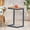 MEDIUM, variant on Holaki Firwood Antique C-Shaped Accent Table , Industrial Iron Base,Nature