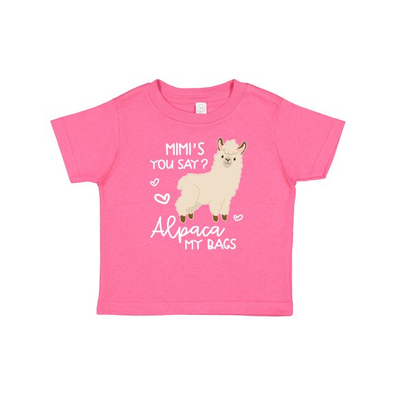 Inktastic Mimi's You Say Alpaca My Bags Boys or Girls Baby T-Shirt