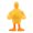 Yellow, variant on KGJQ Resin Muscular Duck Figurine, Strong Fitness Duck Statue, White Yellow Duck Shape Ornament for Table Decor