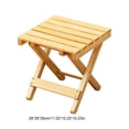 thumbnail image 2 of Silla de madera plegable portátil Soidarity para trabajo pesado Camping, 2 of 6