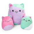thumbnail image 2 of BenBen Gato Felpa Almohada, Juego de 3, 12" y 7" Squishy Kitty Peluche Juguete Hugging Alm, 2 of 2