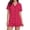 Hot Pink, variant on Yievot Pajamas Set for Women Short Sleeve Sleepwear Button Down Shirt and Short Pjs Soft 2 Piece Lounge Sets