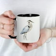 thumbnail image 3 of CafePress - Great Blue Heron Mug - 11 oz Ceramic Mug - Novelty Coffee Tea Cup, 3 of 3