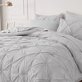 thumbnail image 4 of Juego de edredón Bedsure King Size, gris claro, 7 piezas, 4 of 7