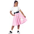 thumbnail image 1 of (Très Petit 4-6, Rose) - Jupe Caniche Rose Costume d'Halloween - Taille Enfant Très Petit 4-6, 1 of 3