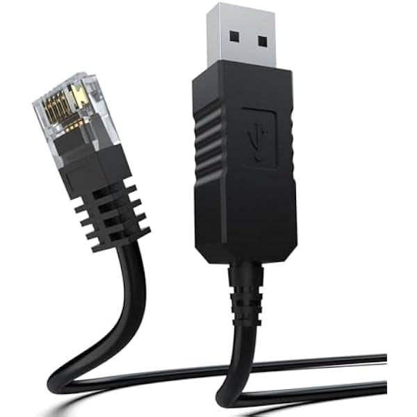 wonima11 Radar Detector Cable, USB to RJ11 Plug Cable Compatible with Uniden R1 R3 R7, Beltronics, Escort Passport 9500ix Radar Detectors, Power Cord Replacement for Radar Detector