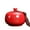 Red, variant on Ceramic Tea Canister With Airtight Lid Kichen Storage Container For Tea, Coffee, Nuts, Spice, Sugar