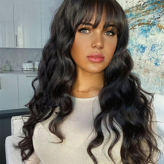Teissuly Fashionable Long Curly Hair Wig Two Adjustable Shoulder Straps With Inner Cap Mesh Which Can Be Wound To A Fixed Position To Suit The Head Circumference
