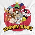 thumbnail image 2 of Looney Tunes Smaller Group Women's T Shirt, White, Large, 2 of 6