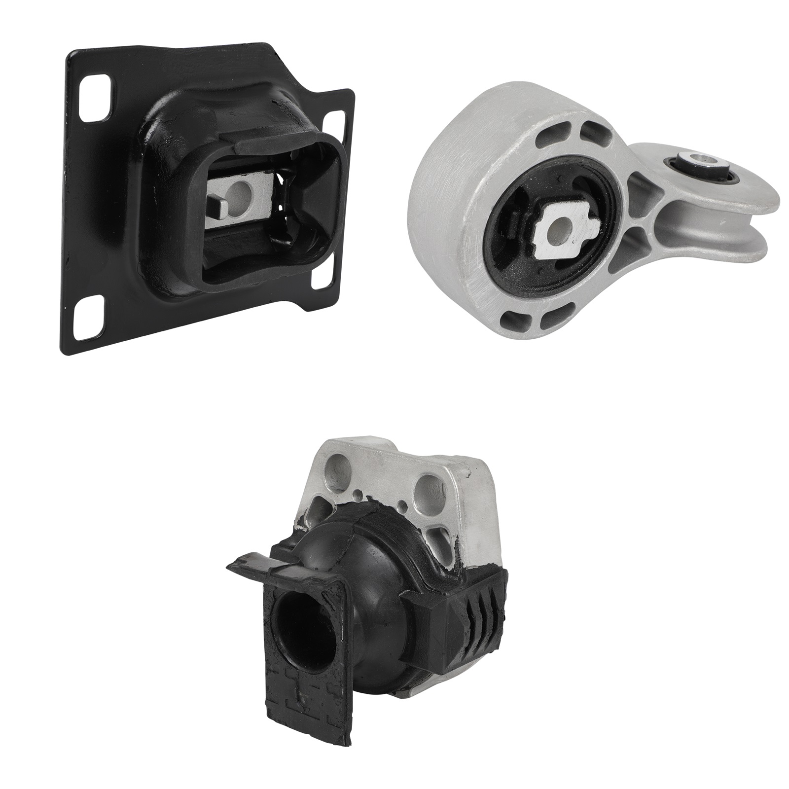 ECCPP Engine Motor Mount and Transmission Mount and Torque Strut Mount Set Fit For Ford Focus 2008 2009 2010 2011 L4 2.0L A2986 A5322 A5312