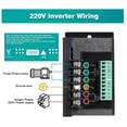 thumbnail image 2 of Mini Inversor VFD Integrado, Variador de Frecuencia de 750 W, Transformador de Frecuencia de 1 para Regulación de Velocidad de Motor Asíncrono Trifásico, 2 of 5