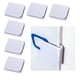 thumbnail image 1 of 6 uds Clips para cortina de ducha, autoadhesivos, antisalpicaduras, Clip de tope para cortina, a prueba de viento, Clips protectores contra fugas de agua para baño, protector de ducha, 1 of 5