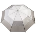 thumbnail image 2 of Totes Vented Auto Open Stormbeater Golf Stick Umbrella With SunGuard® White And Gray, 2 of 5