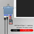 Arsvita 7in1 SD Card Reader, MultiSlots, For iPhone/iPad/Android/PC