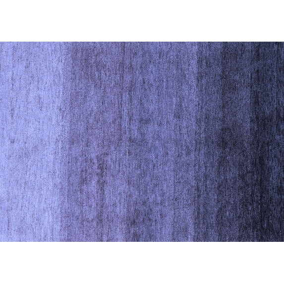 Ahgly Company Machine Washable Indoor Rectangle Abstract Blue Modern Area Rugs, 5' x 8'