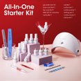 thumbnail image 4 of Gellen Gel Nail Polish Starter Kit with UV Lamp, 10 Colors Plum Wine Color Gel Polish with 36W Nail Lamp Top & Base Coat Nail Tools Manicure Set, All-In-One Gel Nail Polish Kit, 4 of 9