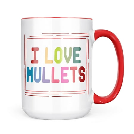 

Neonblond I Love Mullets Colorful Mug gift for Coffee Tea lovers