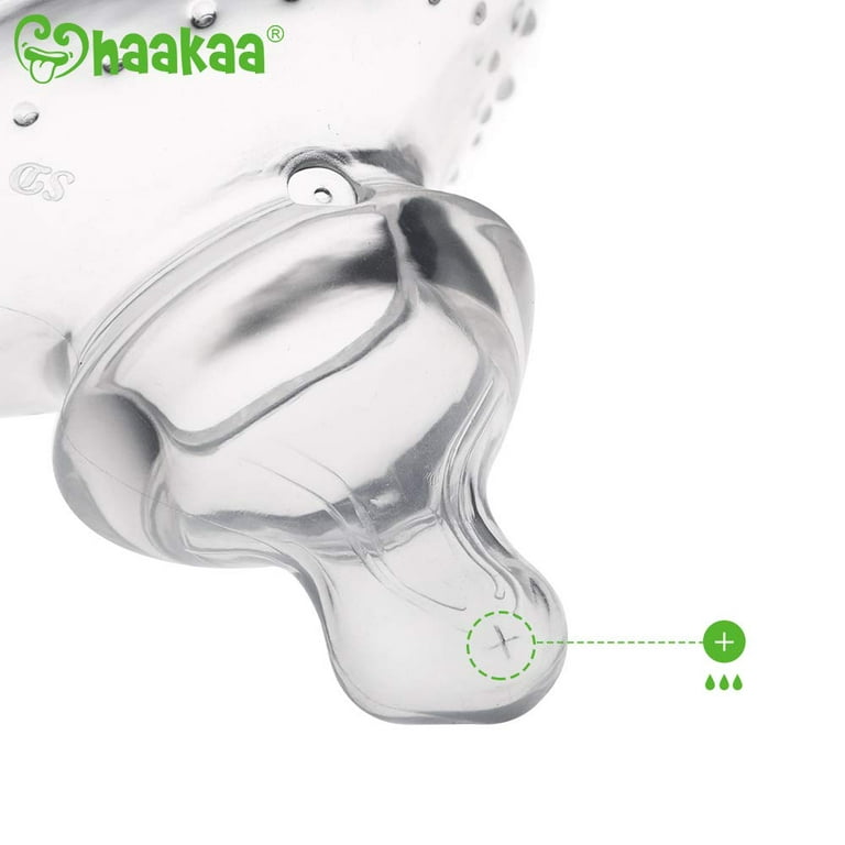 haakaa Nipple Shields for Nursing Newborn Silicone Nippleshield  for Breastfeeding with Carry Case Combo, 2pc : Baby