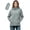 Gray, variant on UDAUDU Women's Lightweight Waterproof Rain Jacket Hooded Packable Windbreaker for Hiking Travel Fishing Green L