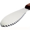thumbnail image 5 of 1 Pcs Stainless Steel Butter Spreaders,Straight Edge With Wood Handle,Butter Knife,Cheese Spreader With Ergonomic Handle,7.87 Inch Multipurpose Spreaders,Kitchen Cheese Condiment Knives,Brown, 5 of 8