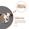 thumbnail image 5 of Plaque Commémorative pour Animaux de Compagnie, Pierre Commémorative pour Chat d'Extérieur, Design Adorable pour Chaton, Décoration de Pierre Commémorative pour Animaux, 5 of 5