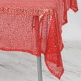 thumbnail image 3 of BalsaCircle 54" x 54" Square Sequined Tablecloth Wedding Party Catering Linens Red, 3 of 4