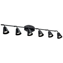 52130BK Kichler Lighting Sylvia - Track Light 120 V Light - 9.5 inches tall by 4.75 inches wide-Black Finish