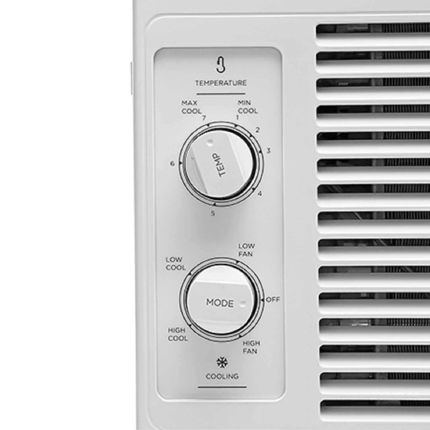 Restored Midea 5,000 BTU 150 Sq ft Mechanical Window Air Conditioner, White, RMW05MWW, (Refurbished)