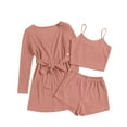Ladies Can Wear A Three Piece Suit Suspenders Shorts Outer Robe