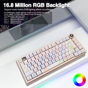AULA Hi75 81-Key Portable Wired Mechanical Gaming Keyboard, RGB, Rotating Button, Mini Compact Design, Original Switches