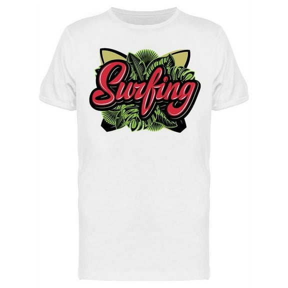 Surfing Palm Trees T-Shirt Men -Image by Shutterstock, Male 3X-Large