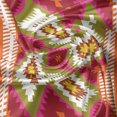 thumbnail image 5 of Ambesonne Boho Window Valance, Oriental Turkish Geometric, 54" X 18", Vermilion and Multicolor, 5 of 5