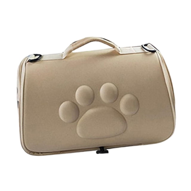 Bolsa transportadora portátil para gatos, con orificios transpirables Estuche Duradero con cremalleras dobles Bolso de moda para mascotas para gatos , Dorado Salvador Bolsas para gatos