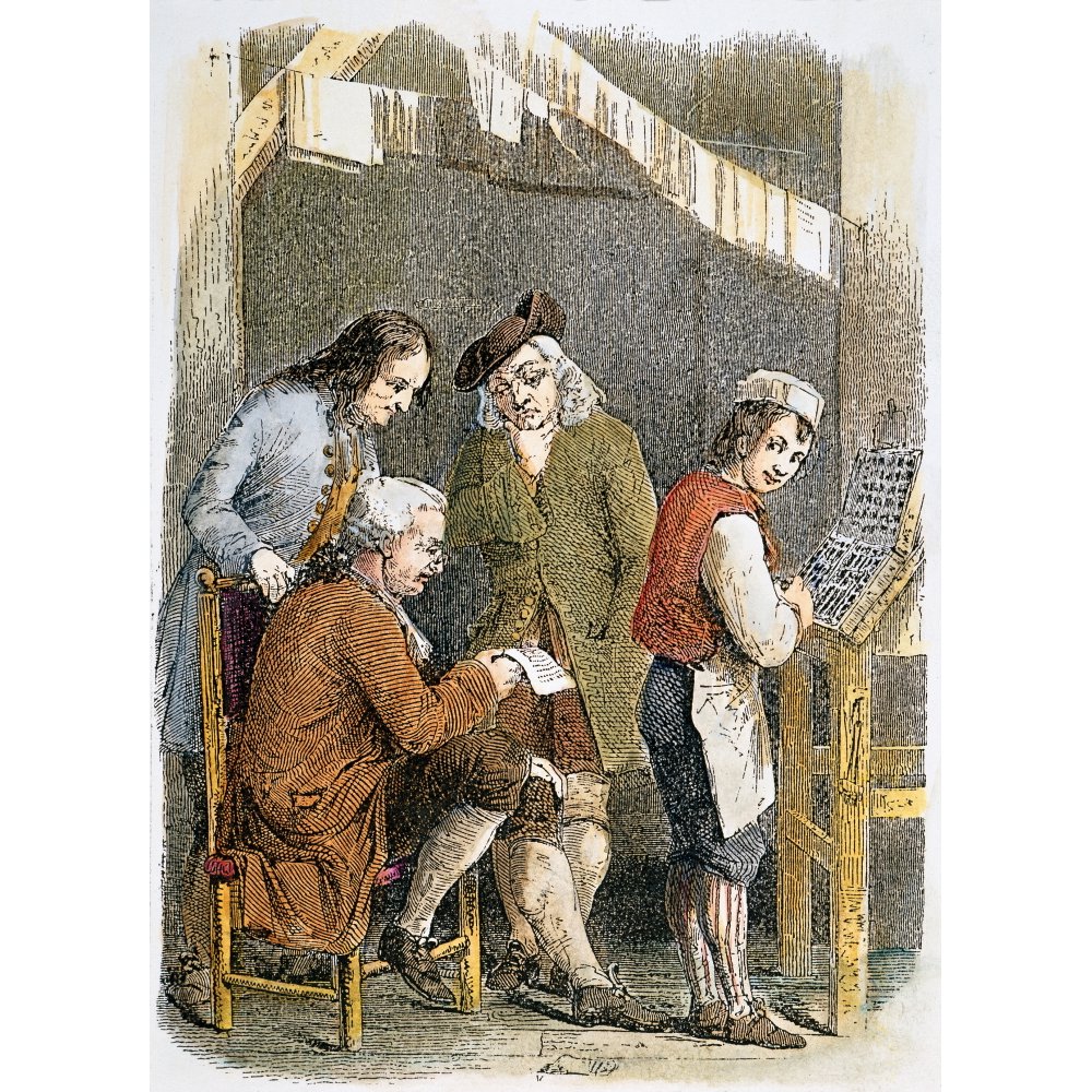 Benjamin Franklin N(17061790) American Printer Publisher Scientist