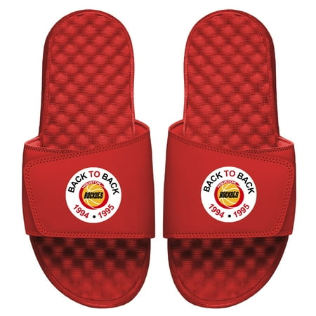 

Youth ISlide Red Houston Rockets Throwback Champions Slide Sandals