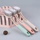 thumbnail image 1 of Cepillo de inodoro de mango largo - Cerdas modernas de PVC para limpieza de baños y cocinas - Limpiador de suelo blanco, rosa o verde de 27 pulgadas, 1 of 7