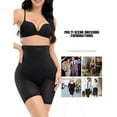 thumbnail image 7 of Rigardu body shaper tummy control shaperx bodysuit body shaper bodysuit Shapewear For Women High Waisted Body Shaper Shorts Butt Lifting Panties Thigh Slimmer Shapewear Girdle Black M, 7 of 7