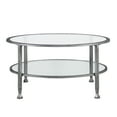 Jumpluff Metal/Glass Round Coffee Table