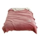 thumbnail image 1 of Manta de sherpa de franela de tiro de manta de sofá suave de 2 niveles para sofá / cama / sofá A_80x100cm BLESIY Manta de lana, 1 of 8