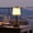 🔥 Black_Hot#84, variant on Solar Table Lamp Outdoor Rechargeable Table Light | Wireless IP65 Waterproof Plastic & Metal | Auto Light Sensor | Indoor Outdoor Patio Yard Desk | Modern White | 12.2x5.1in | 1 Piece