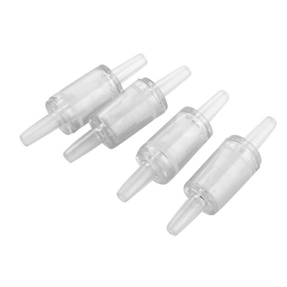 Unique Bargains Aquarium Air Line Pump Ozone Plastic Check Valves 4 Pcs