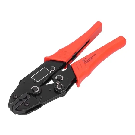 Electric Heat Film Crimping Pliers Ratcheting Insulated Terminal Crimper Durable