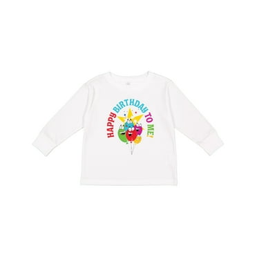 Inktastic Happy Birthday To Me Boys or Girls Long Sleeve Toddler T-Shirt