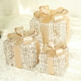 thumbnail image 2 of 3Pcs Christmas Gifts Box Light Iron Wire Present Boxes Case For Home Party Xmas Trees Decor Ornaments, 2 of 10