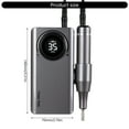 thumbnail image 3 of Portable 0-35000RPM Nails Drill Machine for Acrylic Nails Electric Nails File for Home and Salon Pedicure Manicure Needs, 3 of 8