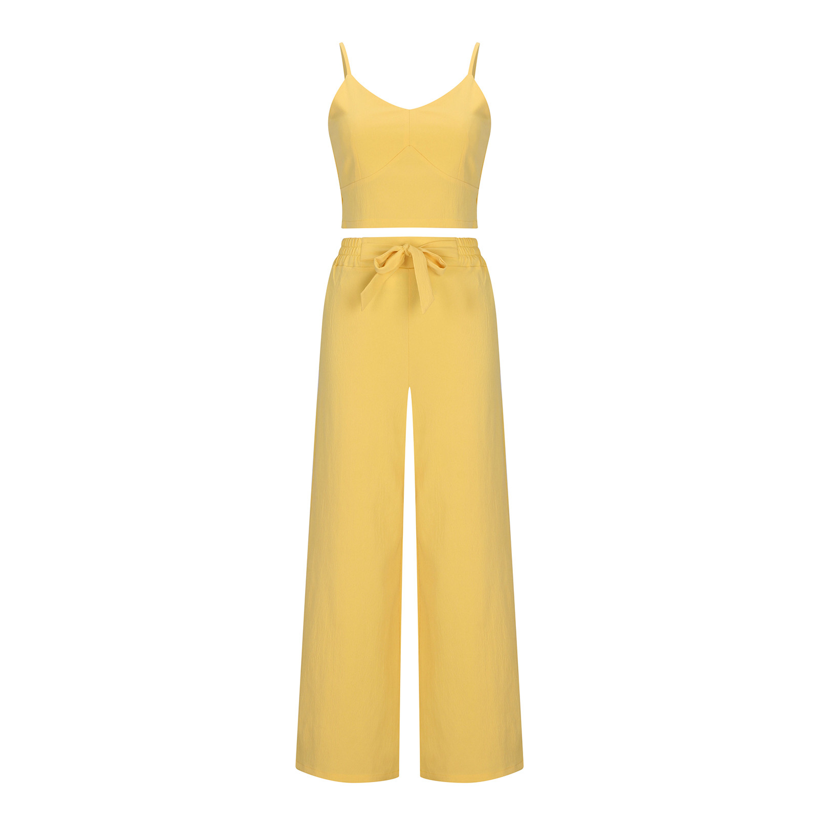 Virmaxy Womens Stylish Outfit 2 Piece Set Solid Color Two