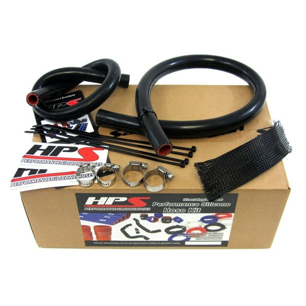HPS Black Reinforced Silicone Heater Hose Kit for Jeep 9101 Cherokee