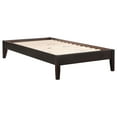 thumbnail image 2 of Platform Bed, Twin Bed, Cappuccino, 2 of 4