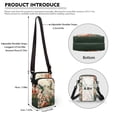thumbnail image 6 of HELLHERO Hummingbirds Women Crossbody Bag Women Crossbody Bag Double Zipper Daily Commute or Casual Outings Men, Women Shoulder Bag Leakproof, 6 of 7