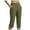 Army Green, variant on Dressy Capri Pants for Women Stretch High Waisted Crop Work Pants Summer Casual Capris Slacks Yoga Trousers Dress Pant (Beige, M)